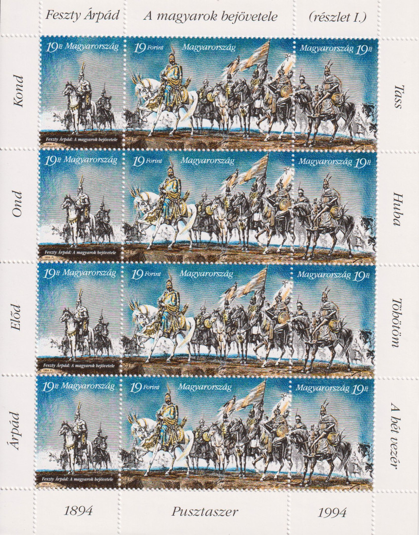 1996. Feszty-Körkép A magyarok bejövetele I.(4242-4244)**