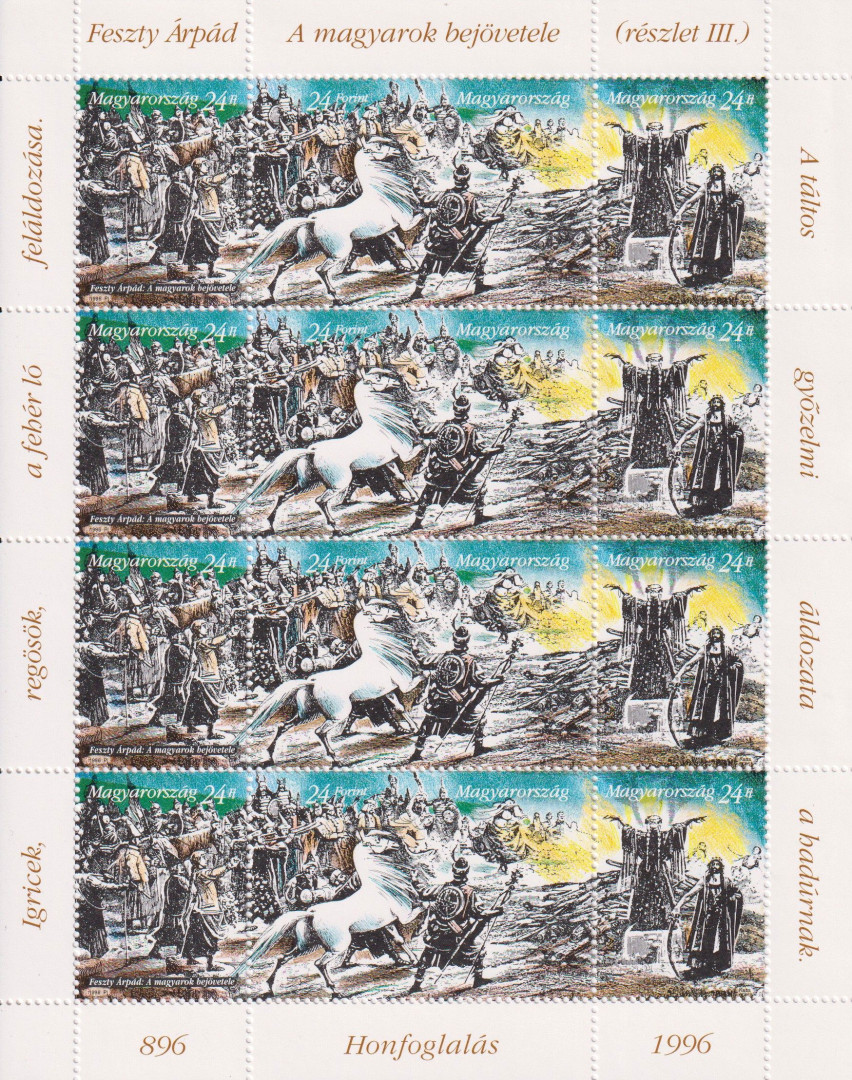 1995. Feszty-Körkép A magyarok bejövetele III.(4320-4322)**