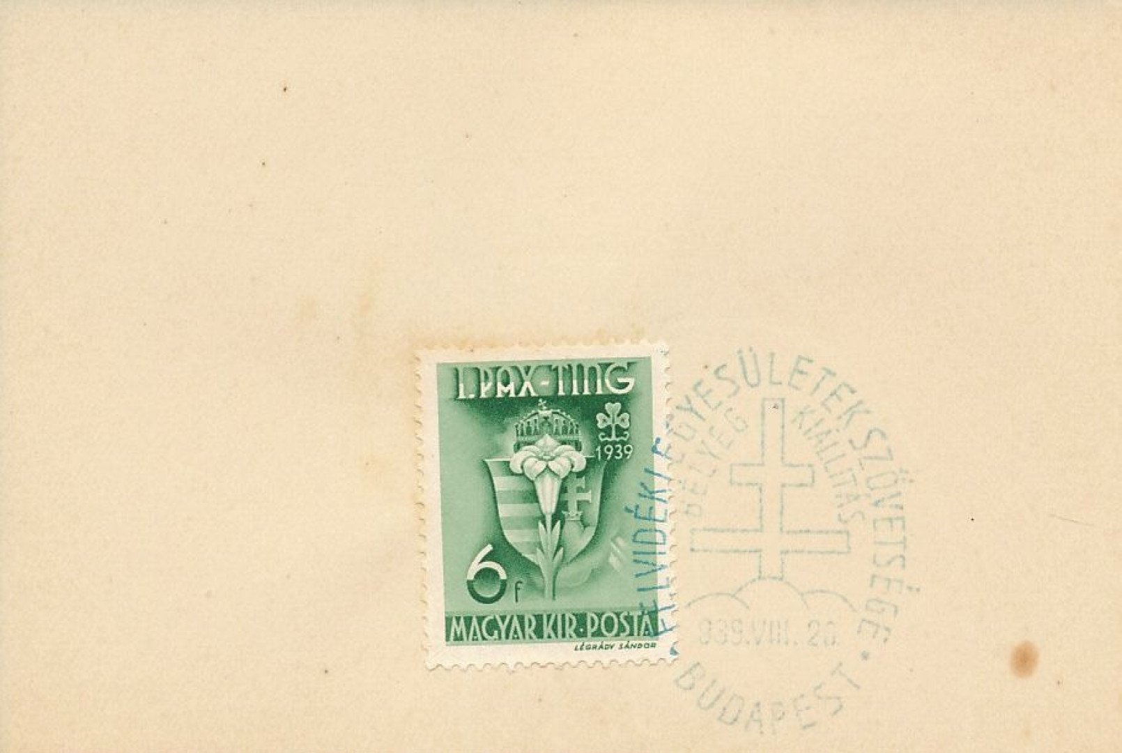 1939. Felvidéki Egyesületek Szövetsége lapon