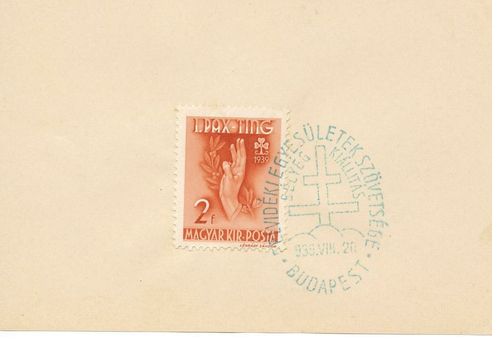 1939. Felvidéki Egyesületek Szövetsége lapon