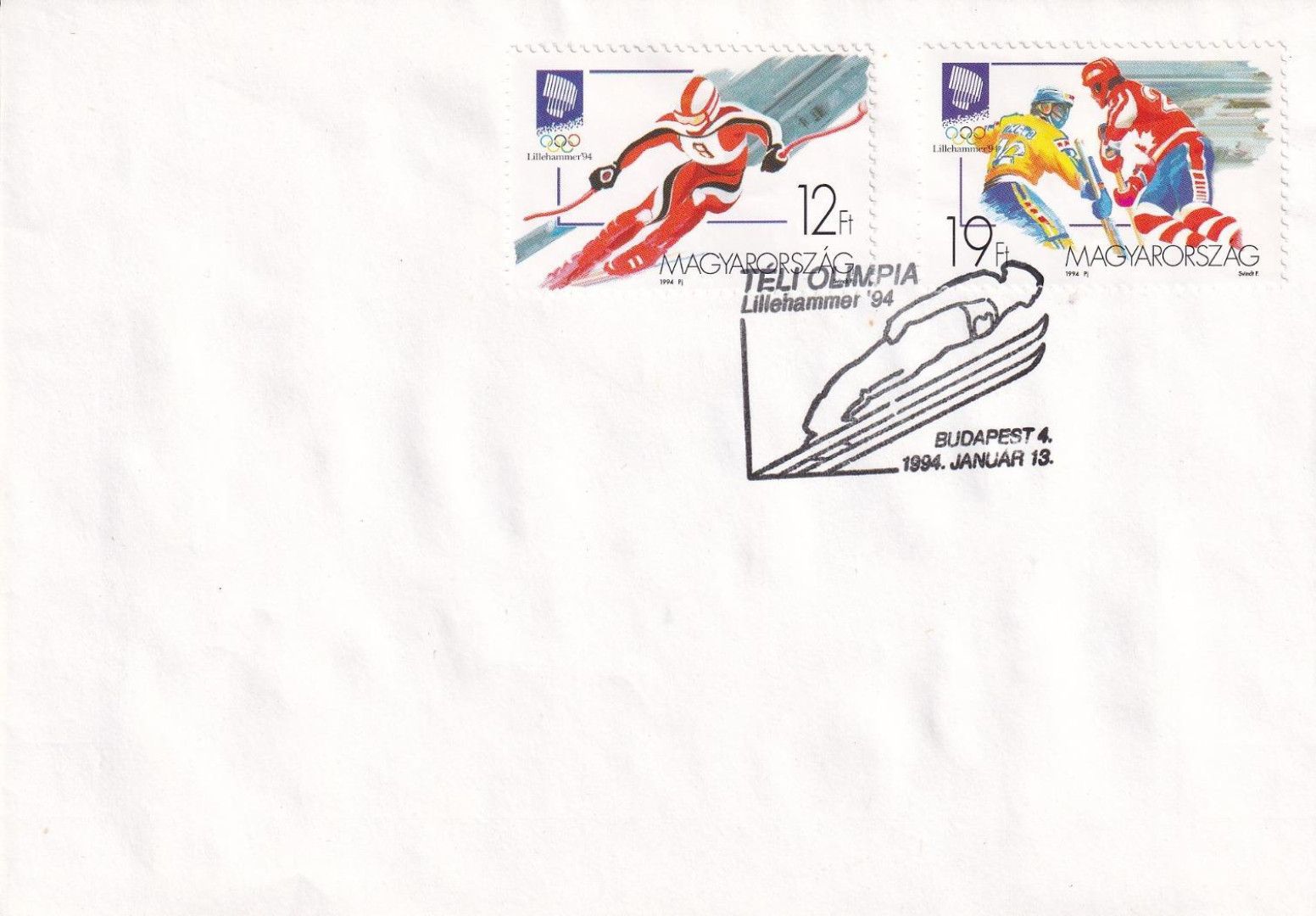 1994. Téli Olimpia Lillehammer FDC