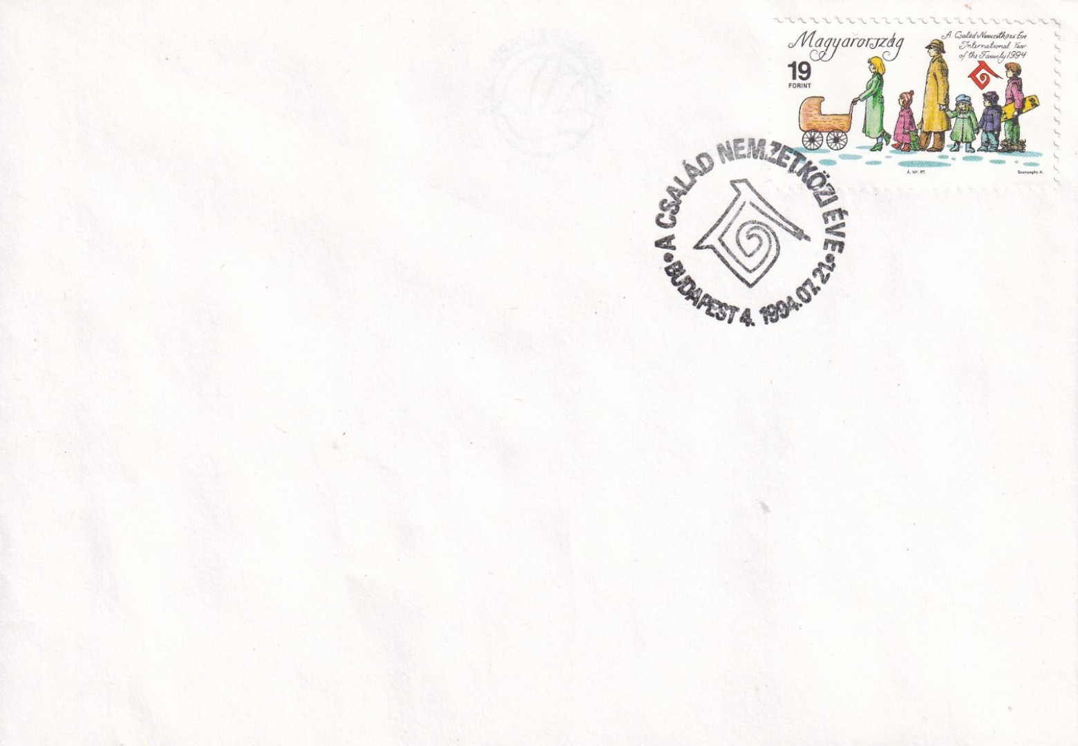 1994. A család nemzetközi éve FDC