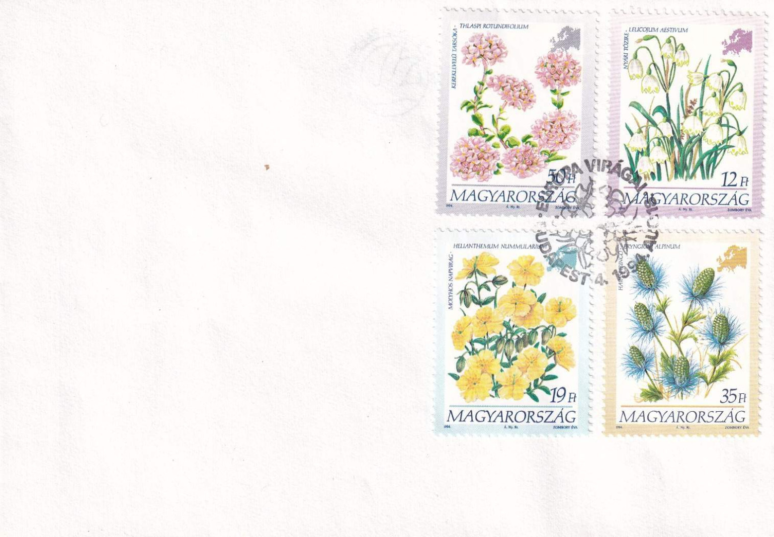 1994. Európa virágai FDC