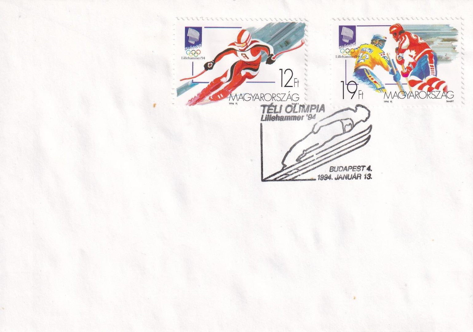 1994. Téli Olimpia Lillehammer FDC