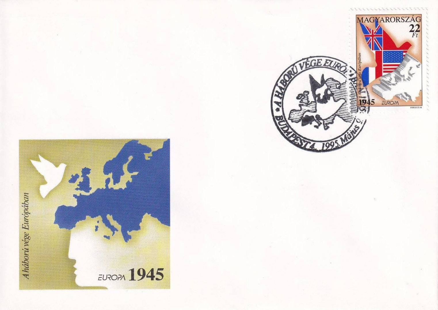 1995. A háború vége európában FDC