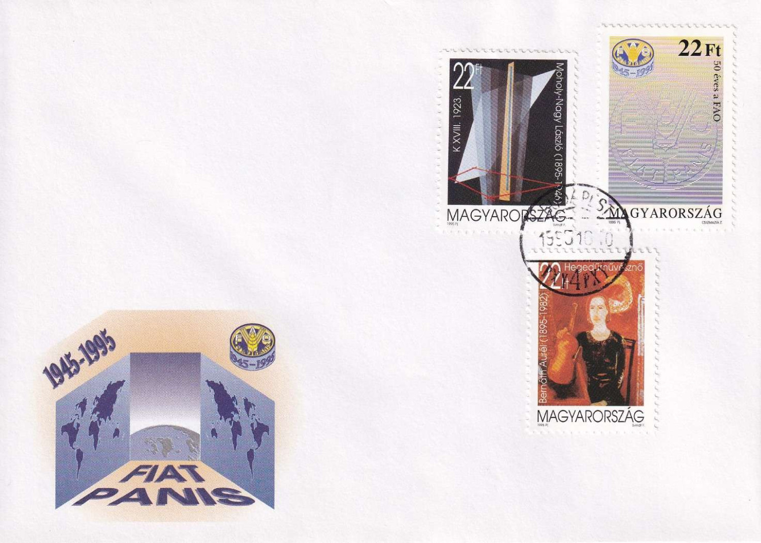 1995. Fiat Panis 1945-1995. FDC