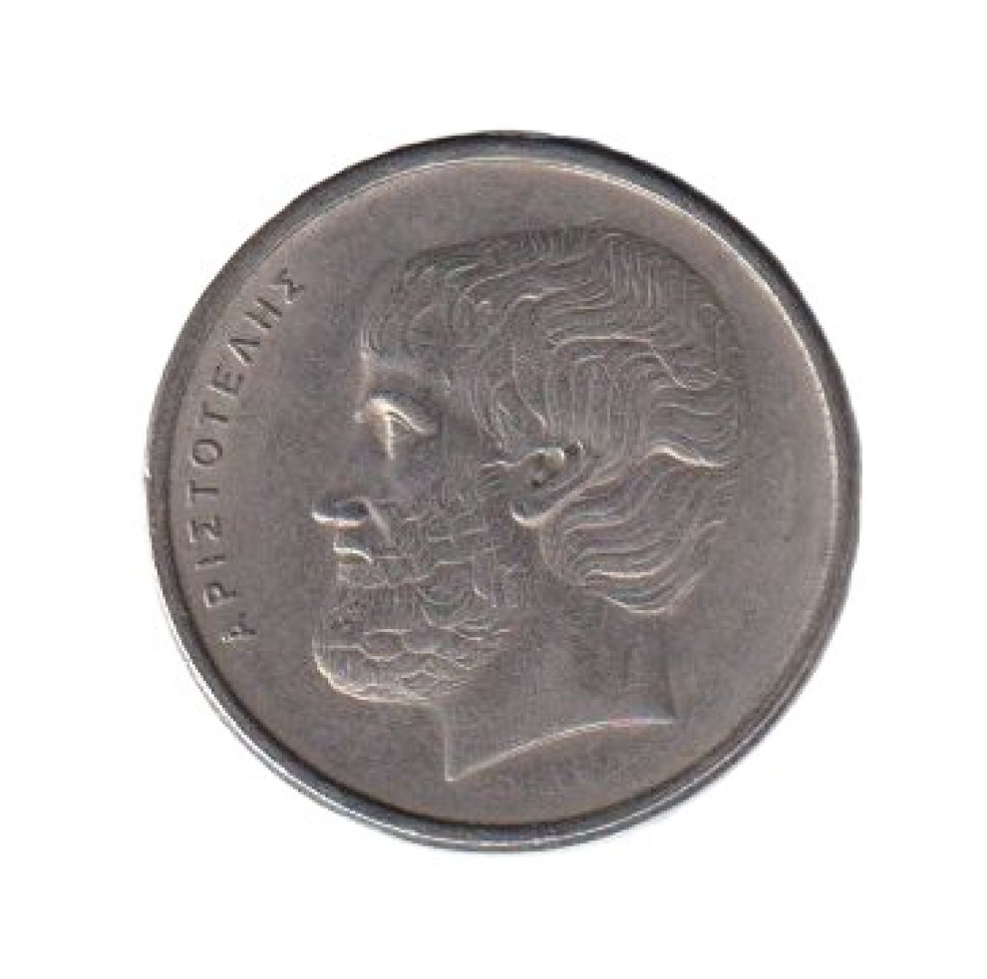 Görögország 5 drachma 1976.  Ni.