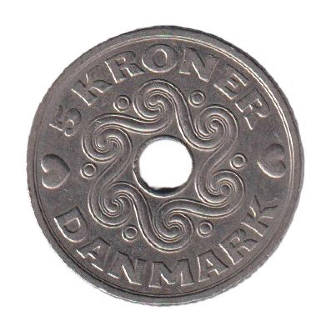 Dánia 5 kroner 1994. Ni.