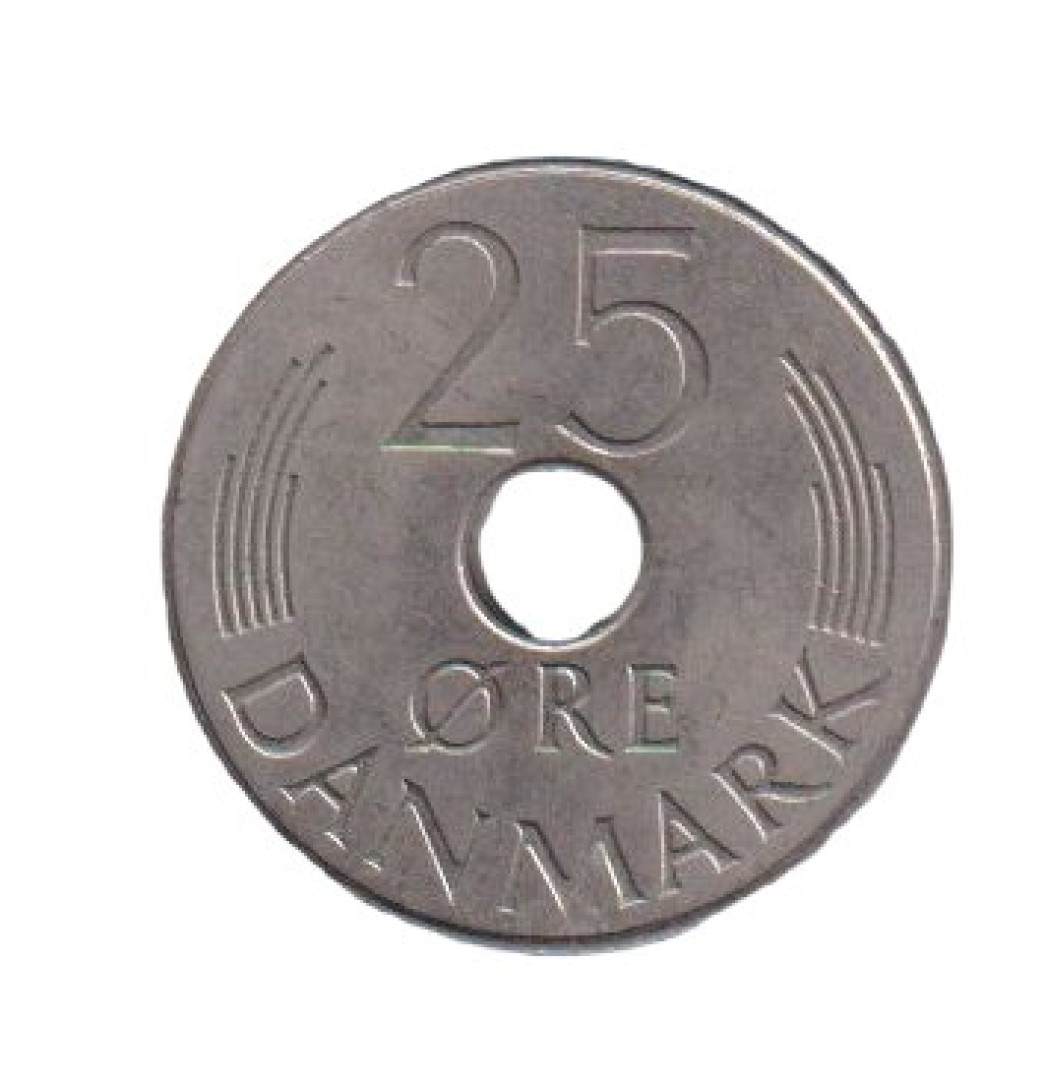 Dánia 25 öre 1981.  Ni.