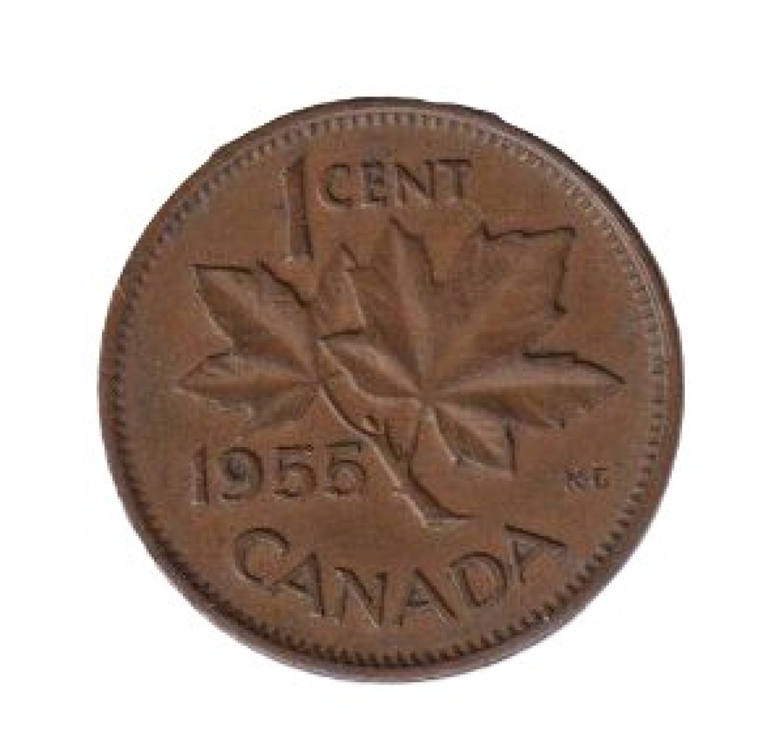 Kanada 1 cent 1955. Br.