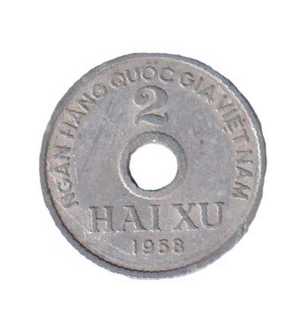 Vietnam 2 XU  1958. Alu.