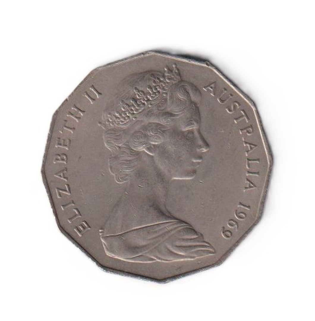 Ausztrália 50 cent 1969. NI.