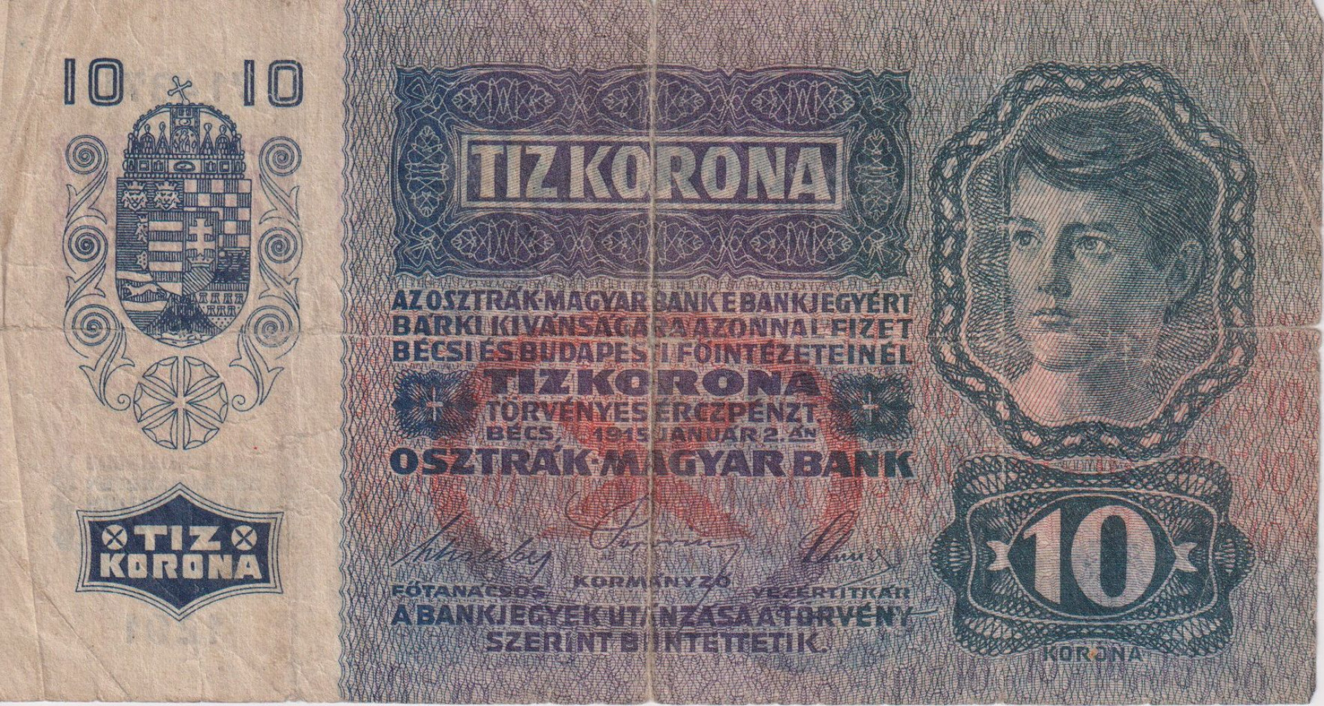 10 Korona 1915 . ( 1201 )
