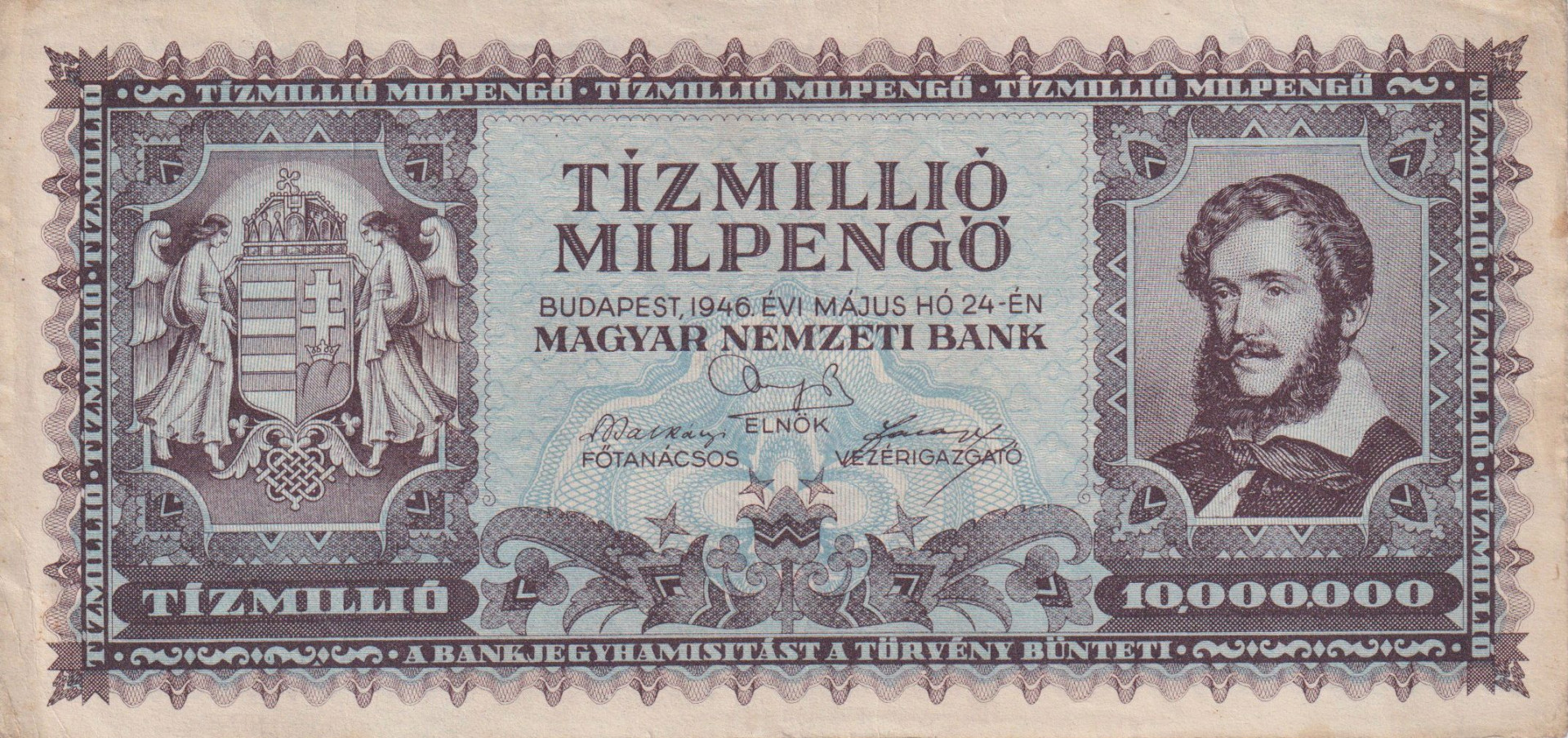 Tízmillió Milpengő 1946.