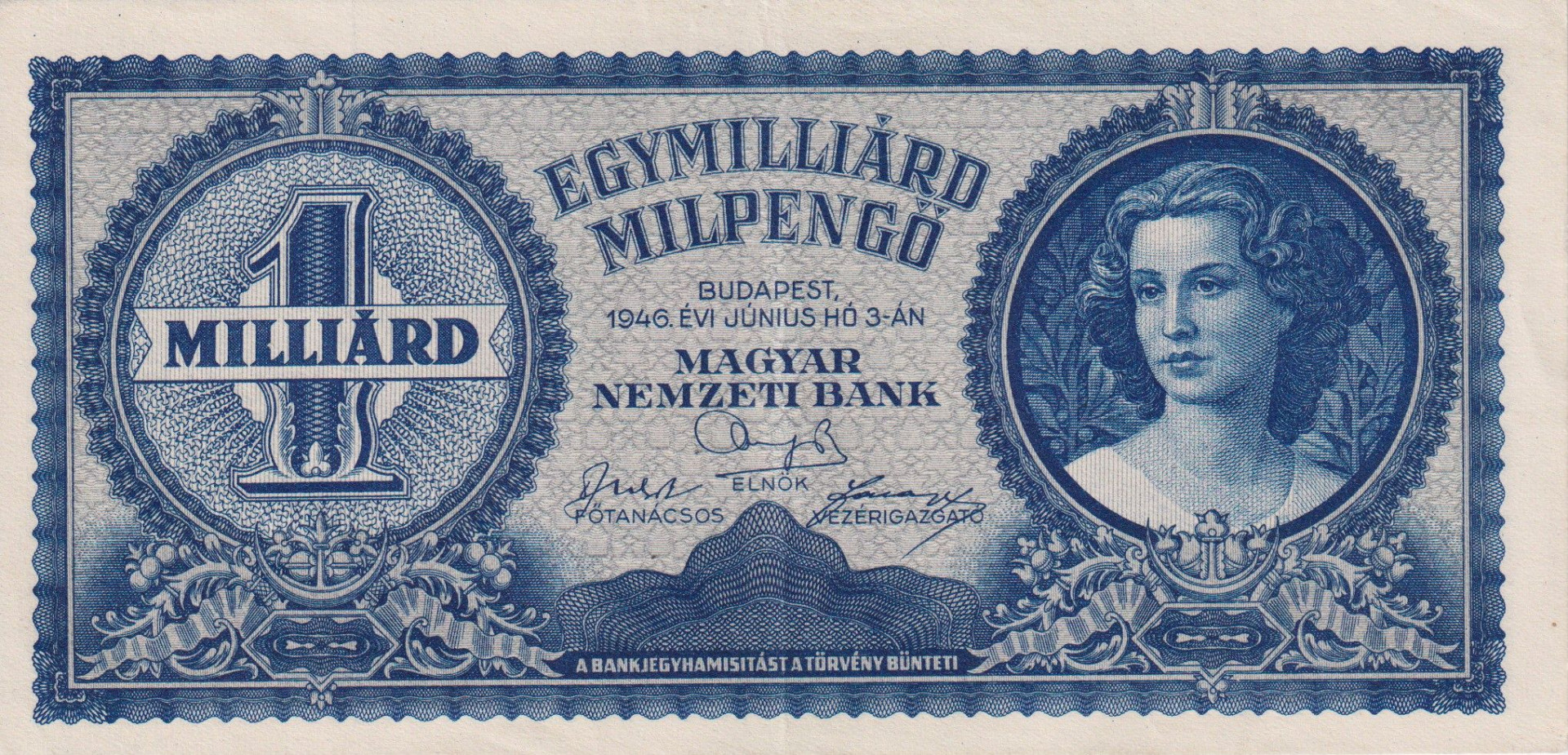 Egymilliárd Milpengő 1946.
