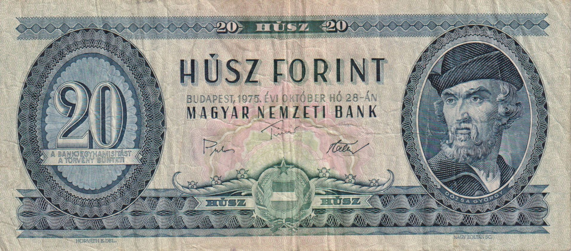 20 Forint 1975. ( C 307 )