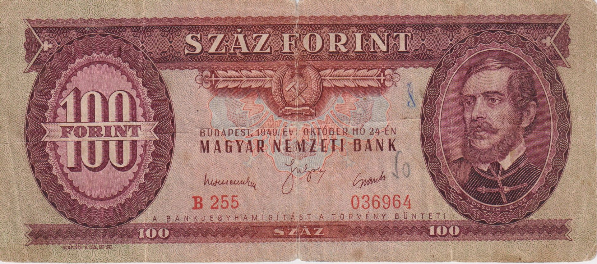 100 Forint 1949. ( B 255 )