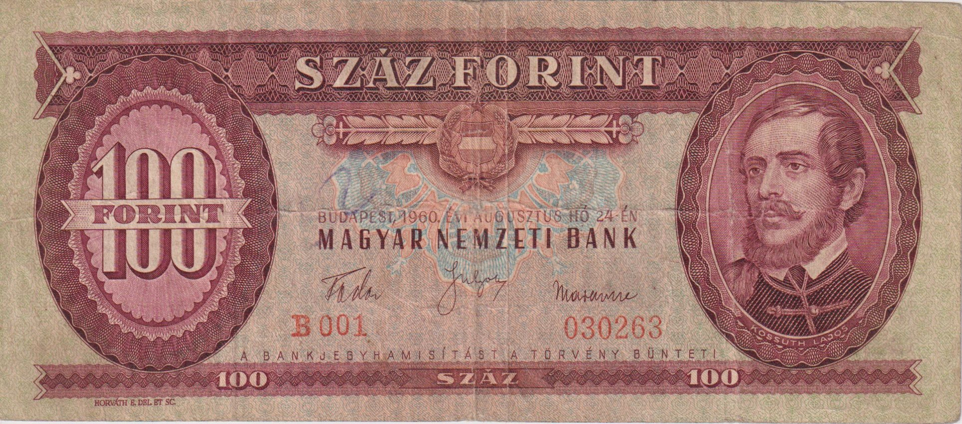 100 Forint 1960. ( B 001 )