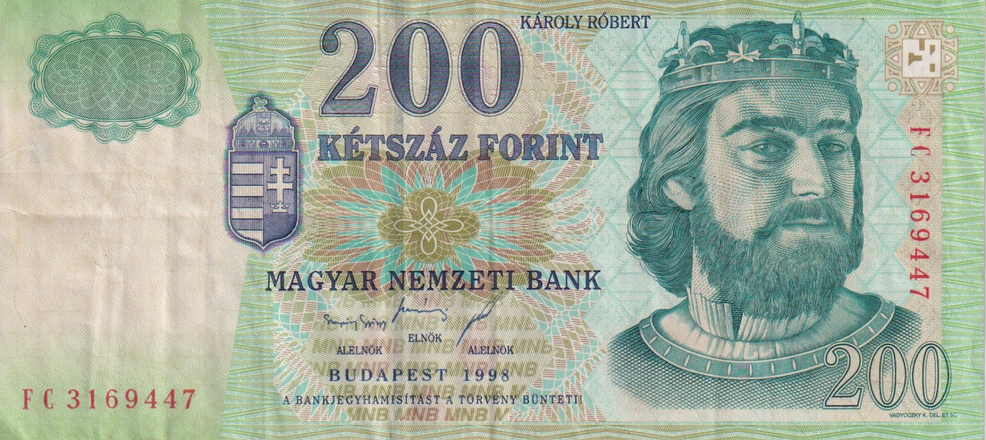 200 Forint 1998. FC.