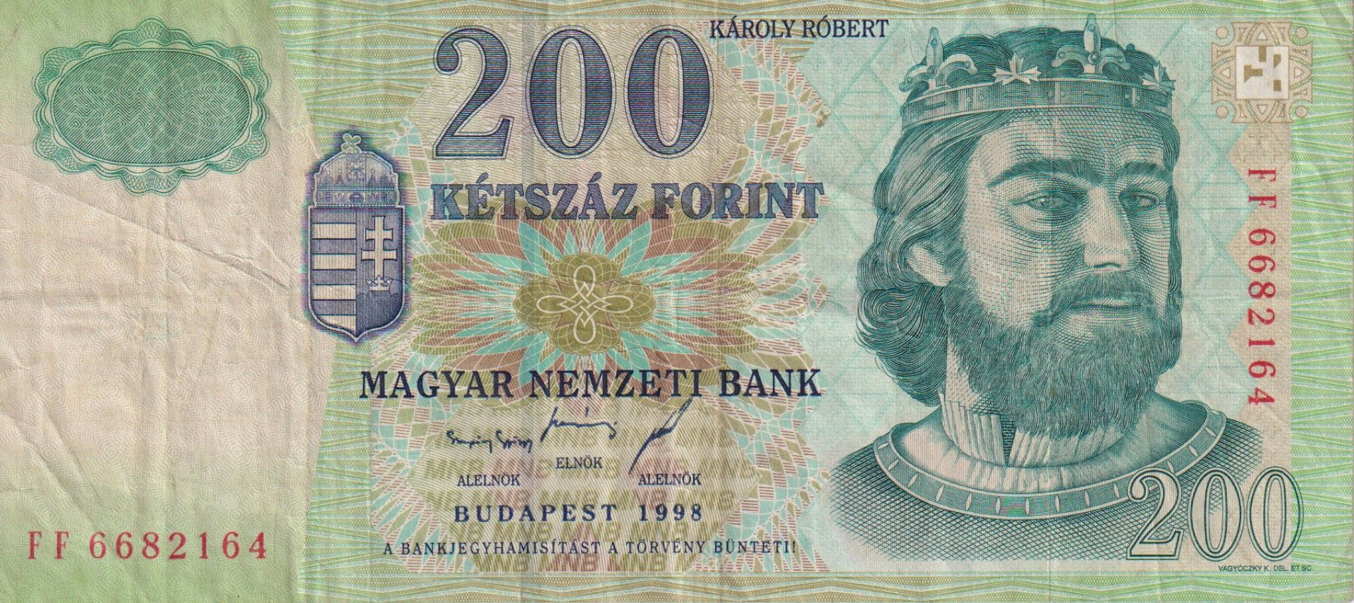 200 Forint 1998. FF.