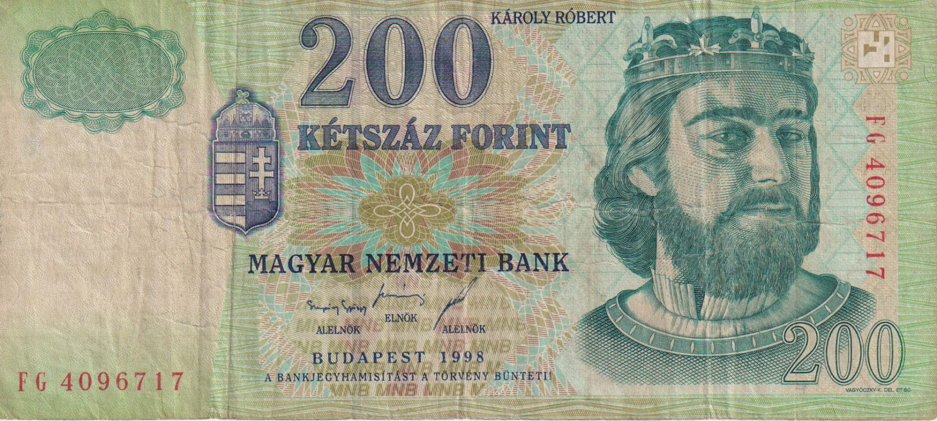 200 Forint 1998. FG.