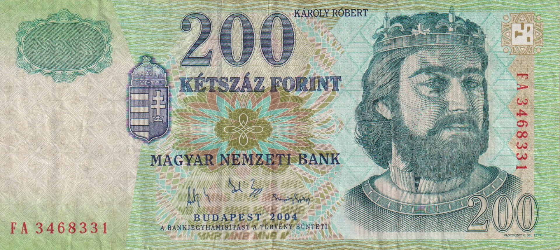 200 Forint 2004. FA.