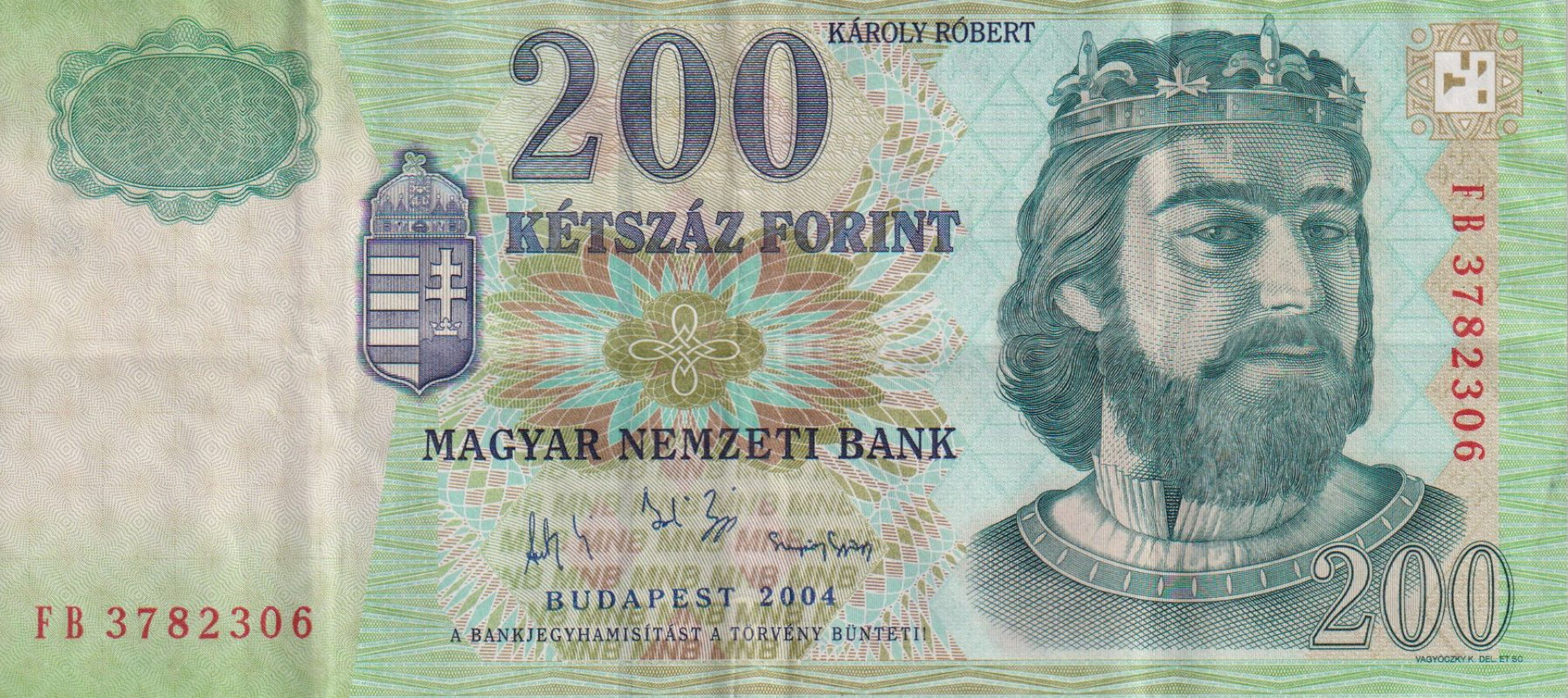 200 Forint 2004. FB.