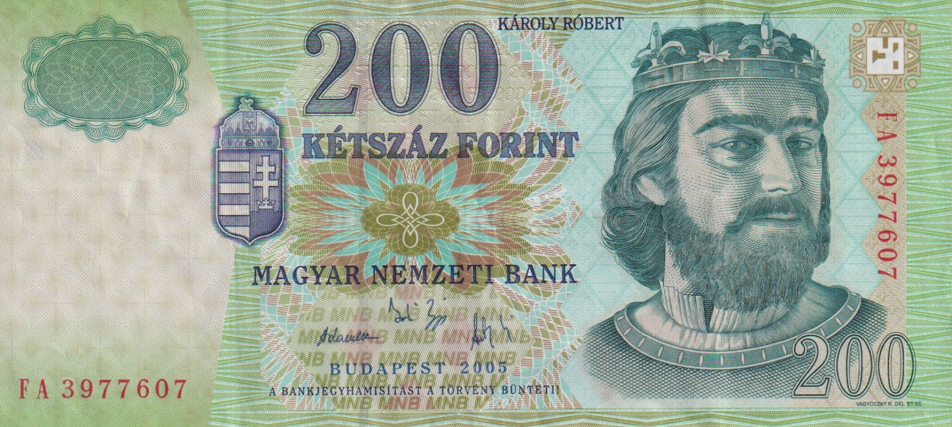 200 Forint 2005. FA.