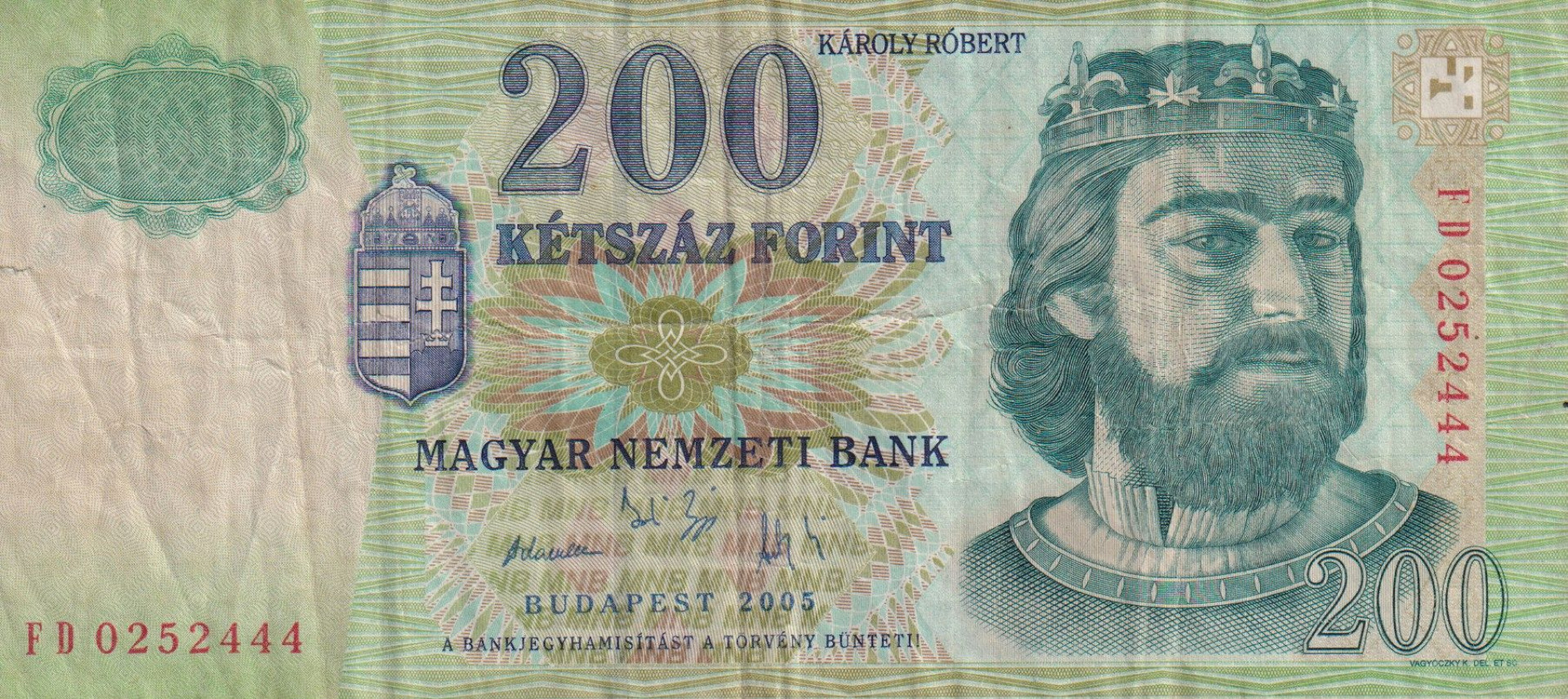 200 Forint 2005. FD.