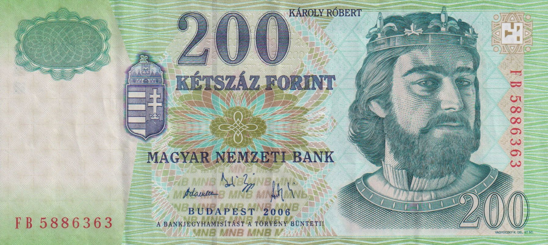 200 Forint 2006. FB.
