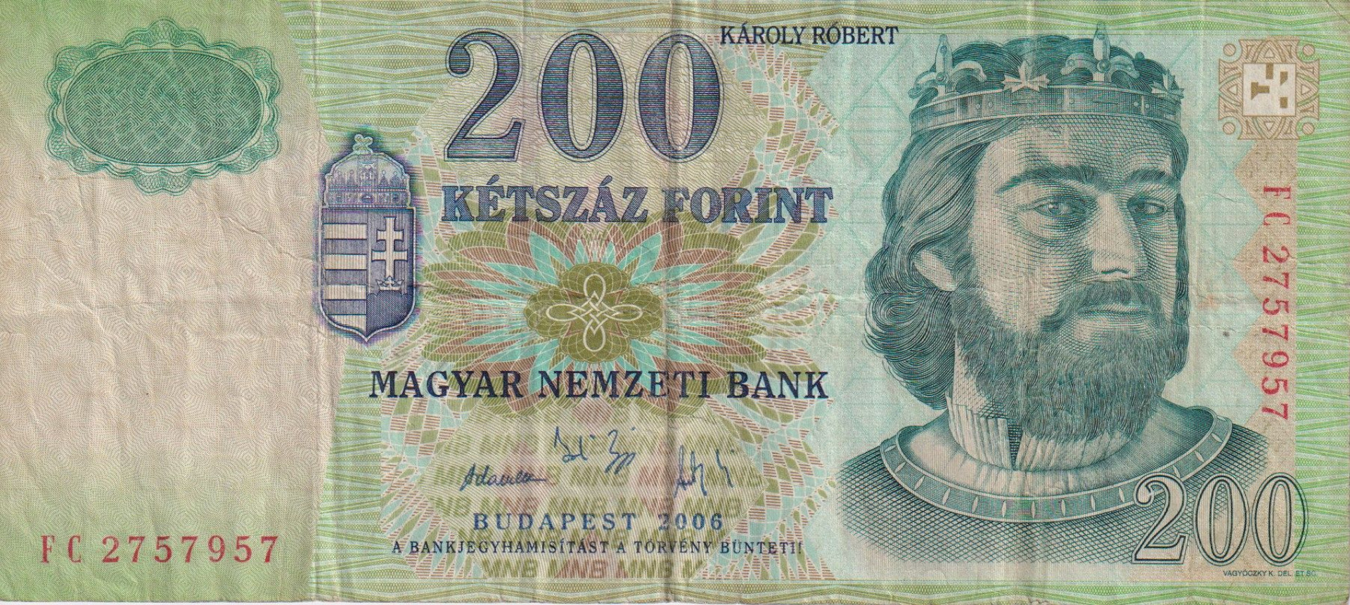 200 Forint 2006. FC.