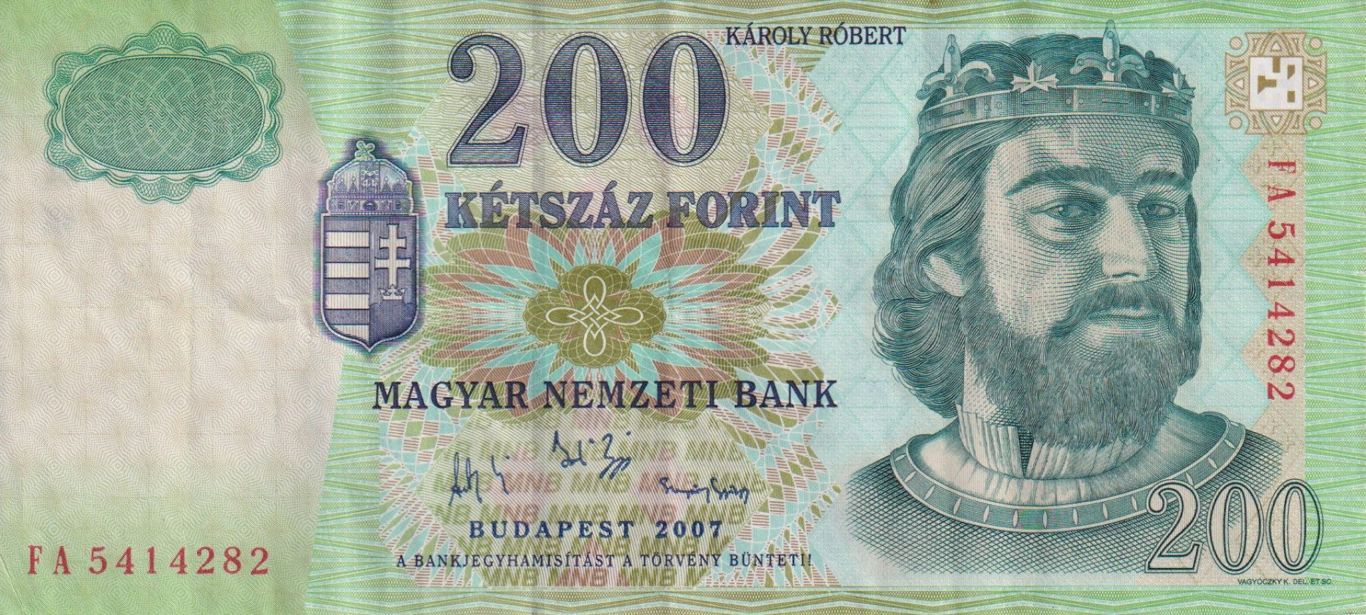 200 Forint 2007. FA.