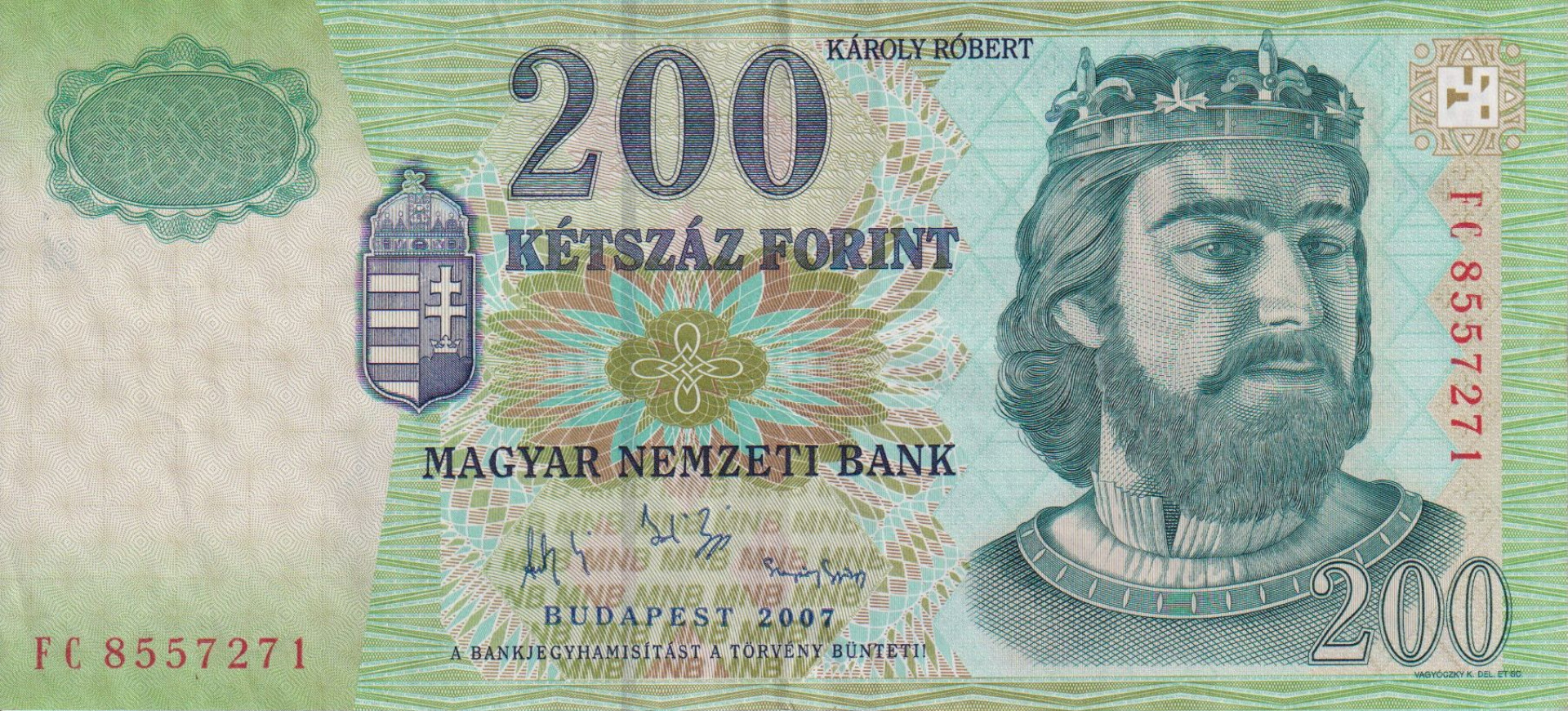 200 Forint 2007. FC.
