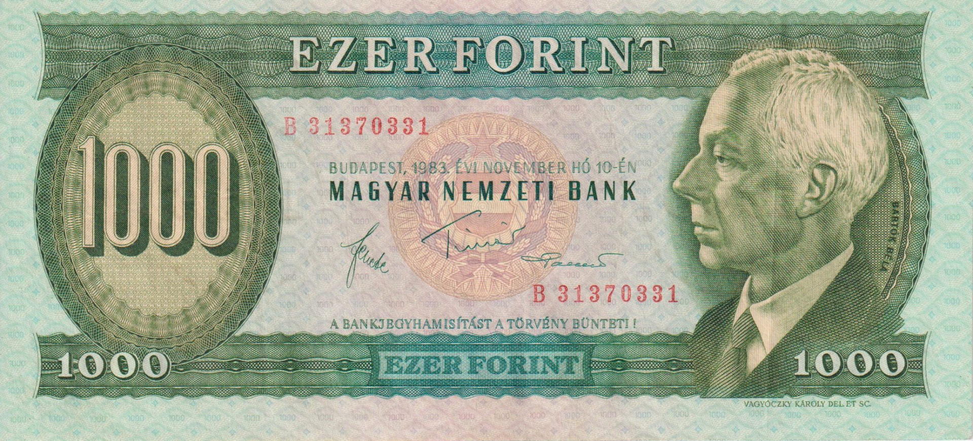 1000 Forint 1983.B