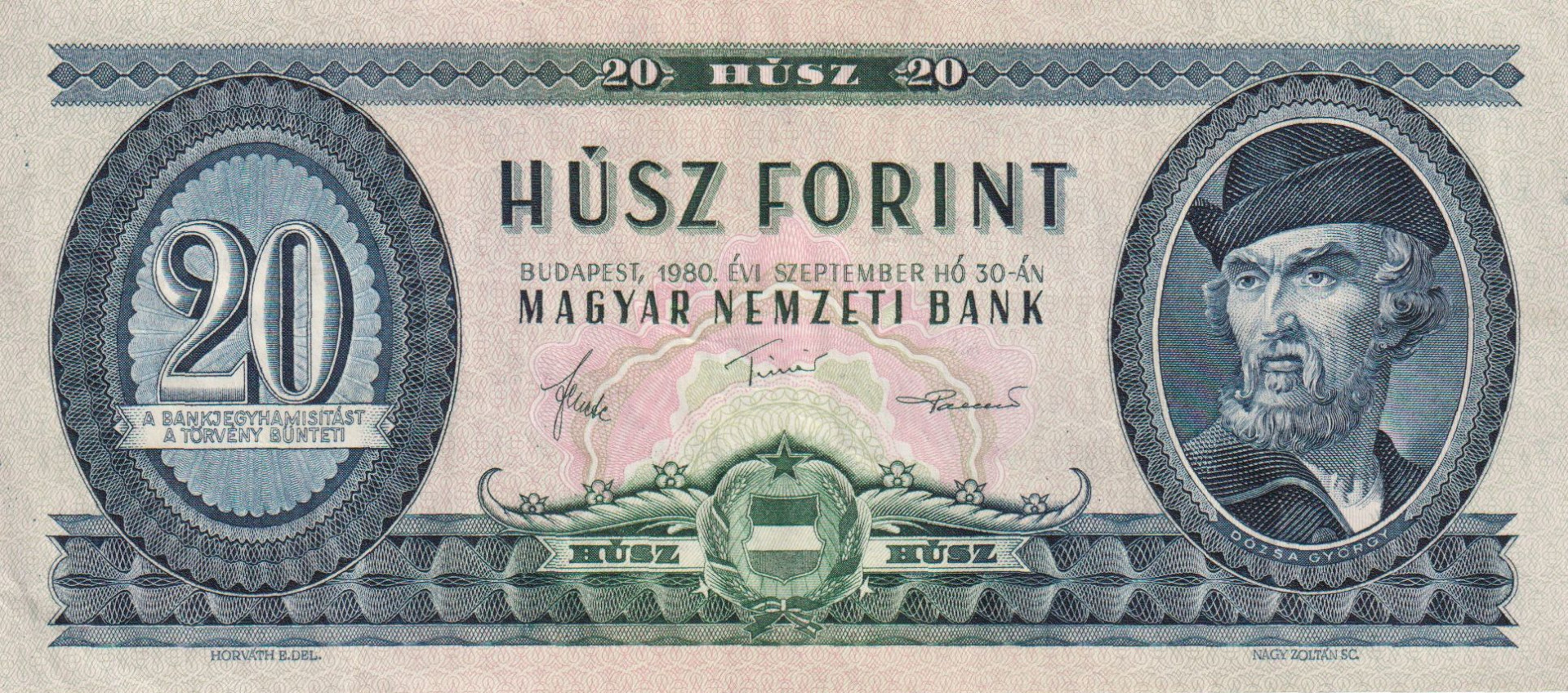 20 Forint 1980. ( C 324 )
