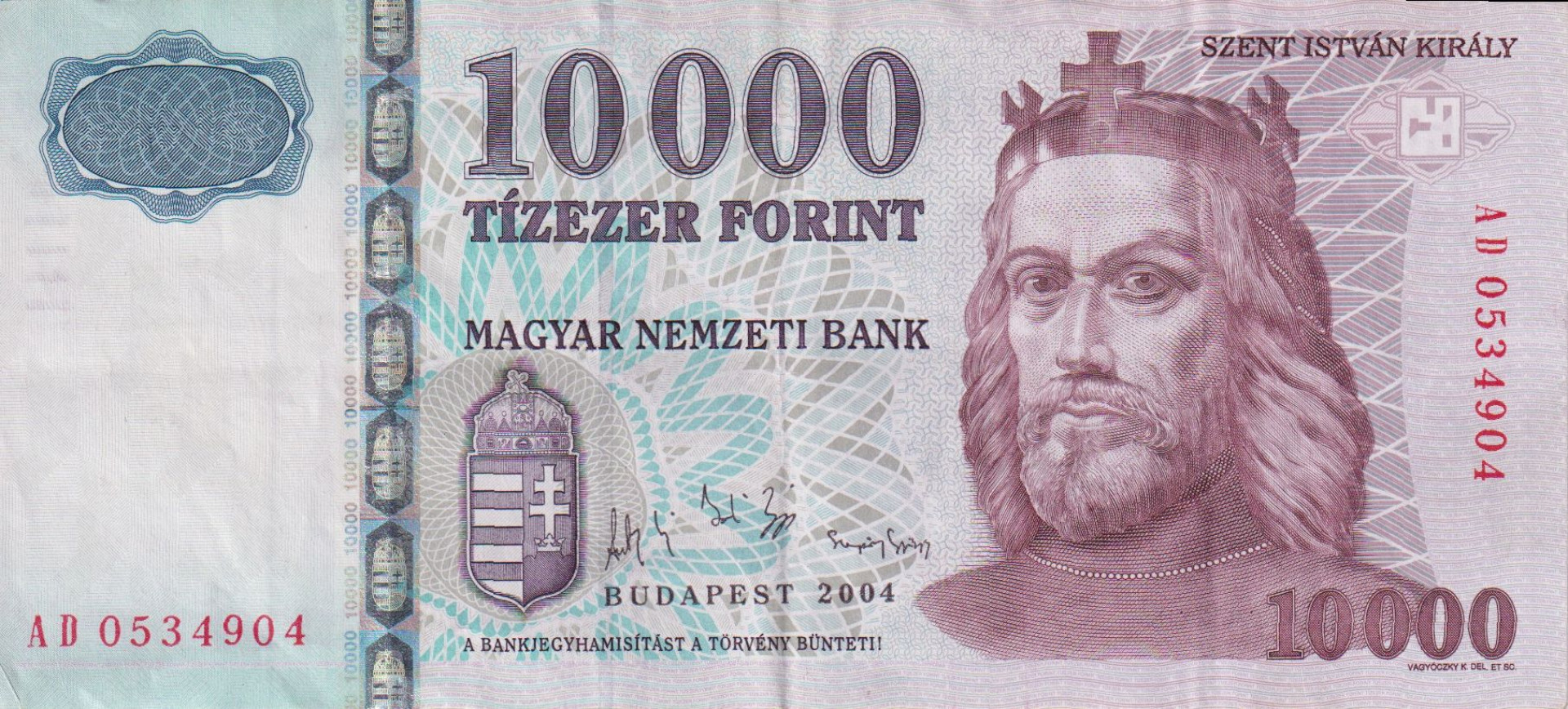 10000 Forint 2004.AD