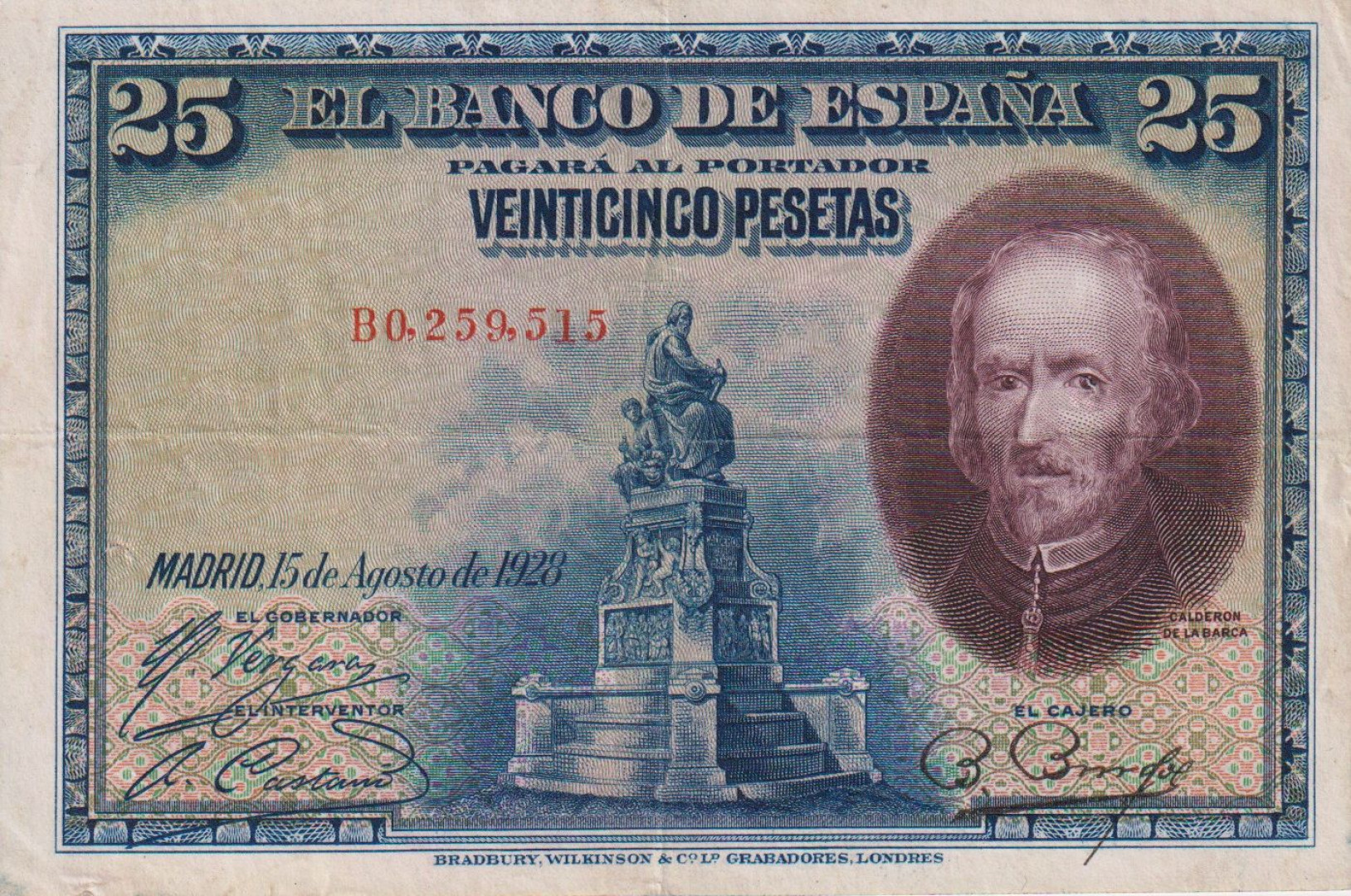 Spanyolország 25 pesetas 1928. P 74