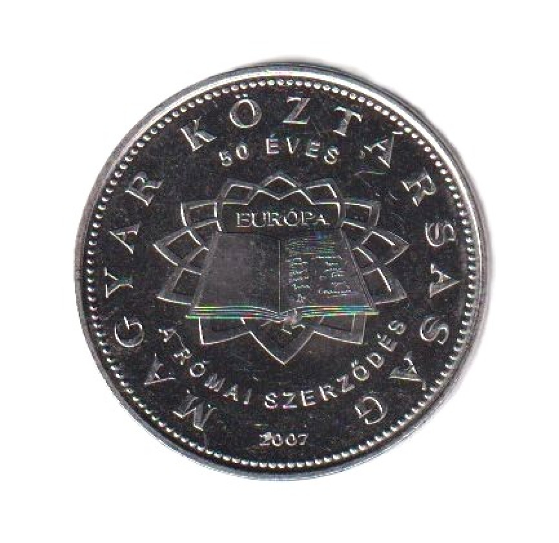 50 Forint 2007. 50 éves a Római Szerződés rolniból