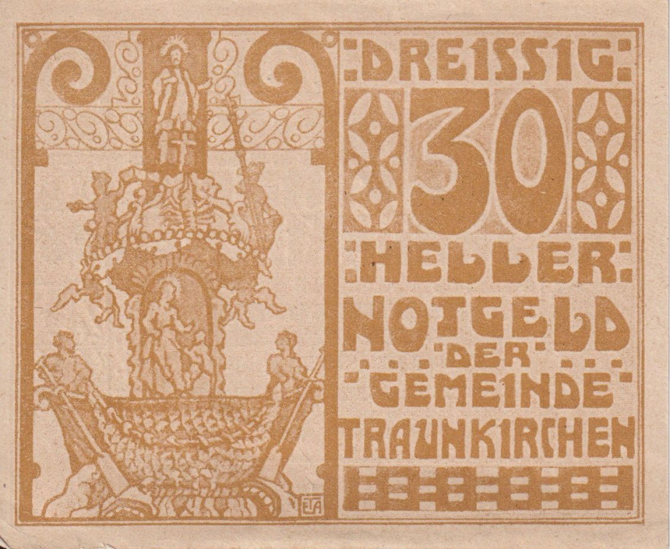 Traunkirchen 30 heller 1920