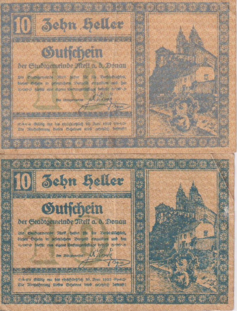 Melk an der Donau 10 heller