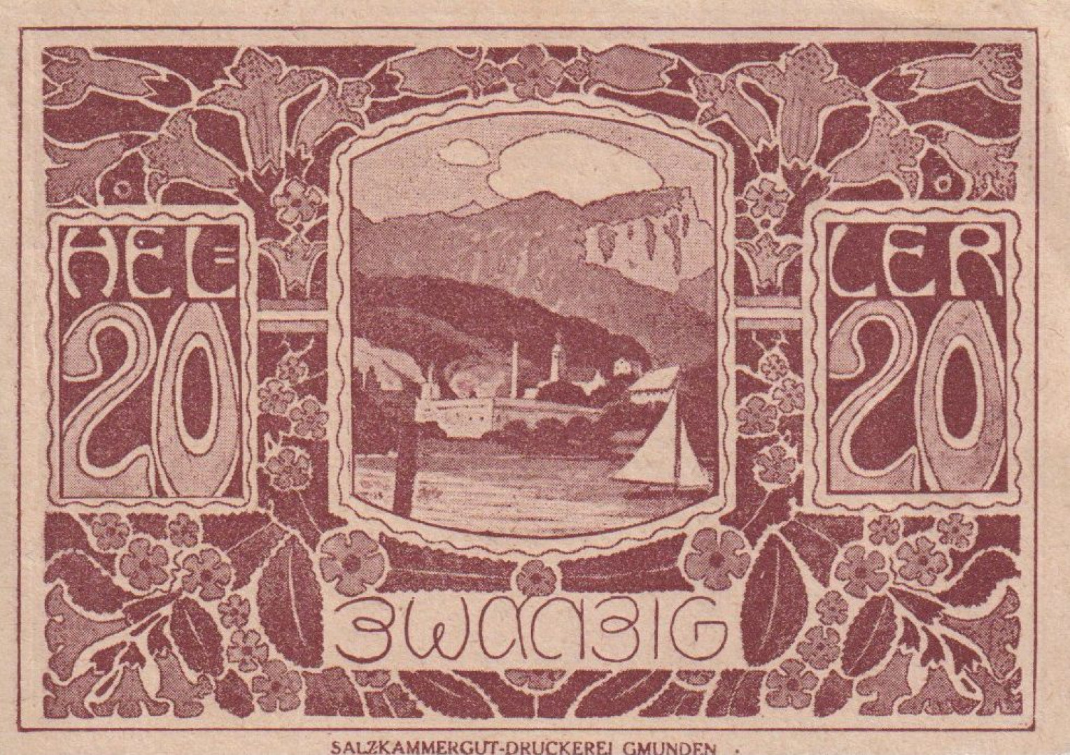 Ebensee 20 heller 1920