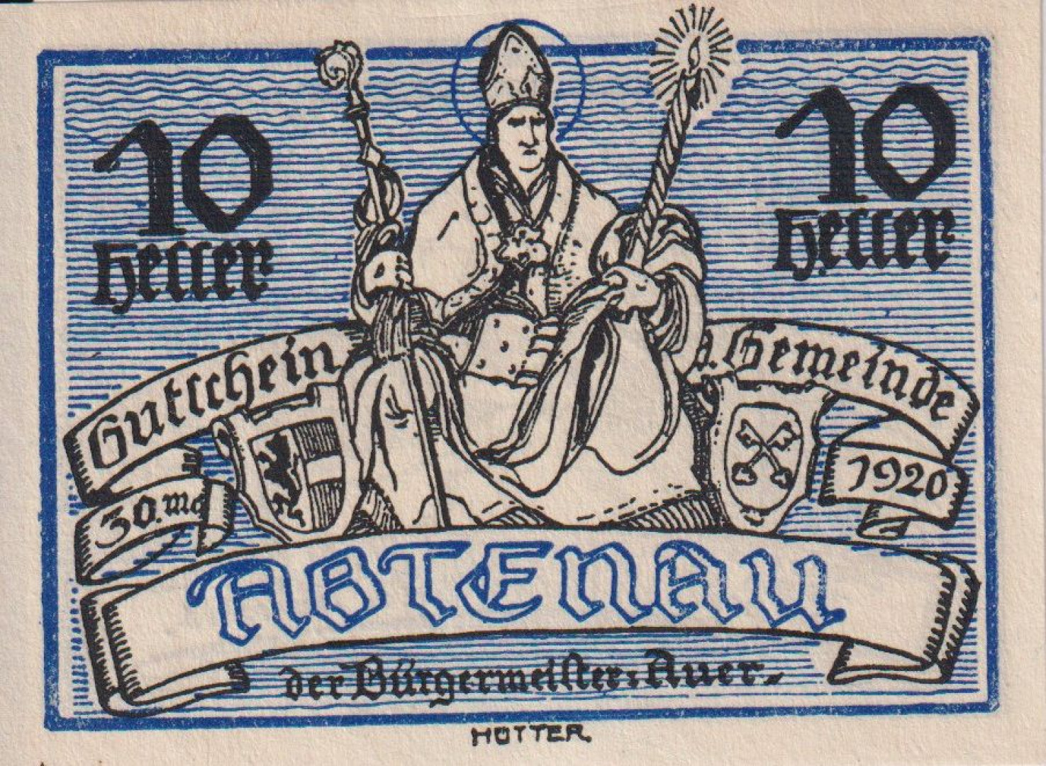 Abtenau 10 heller 1920