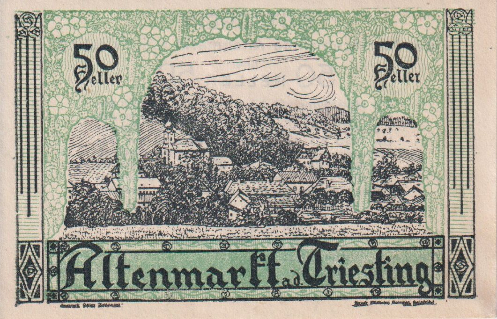 Altenmark a.d. Triesting 50 heller 1920