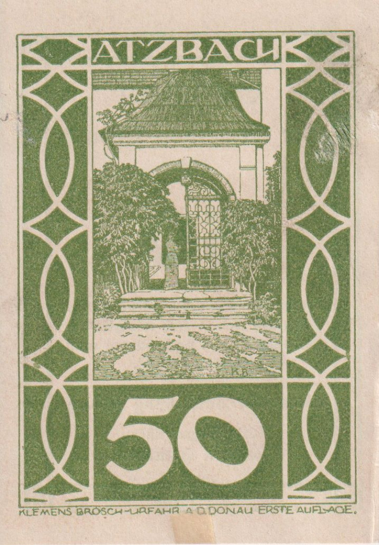 Atzbach 50 heller 1920