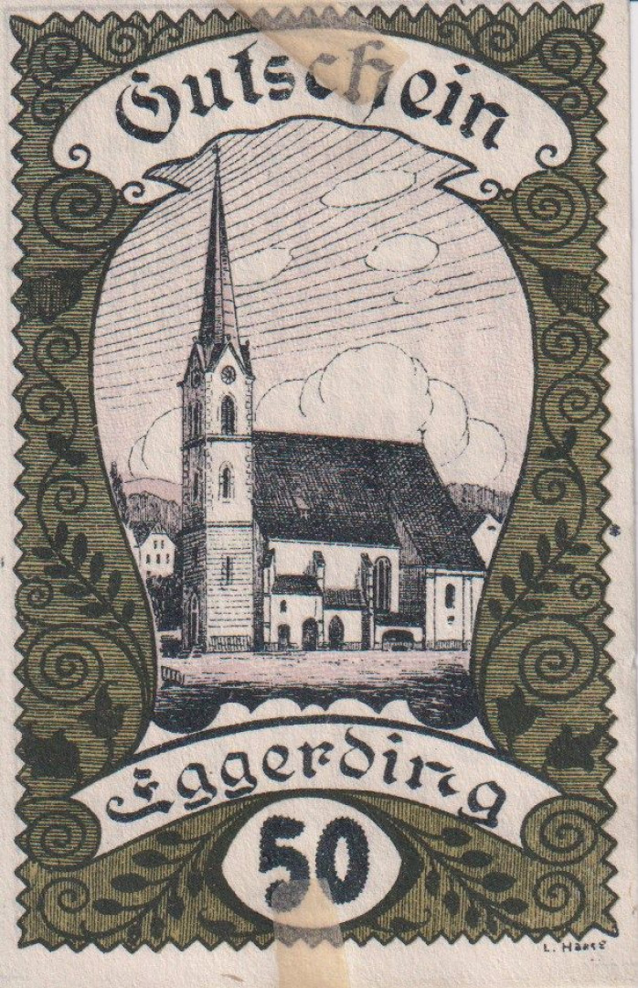 Eggerding 50 heller 1920
