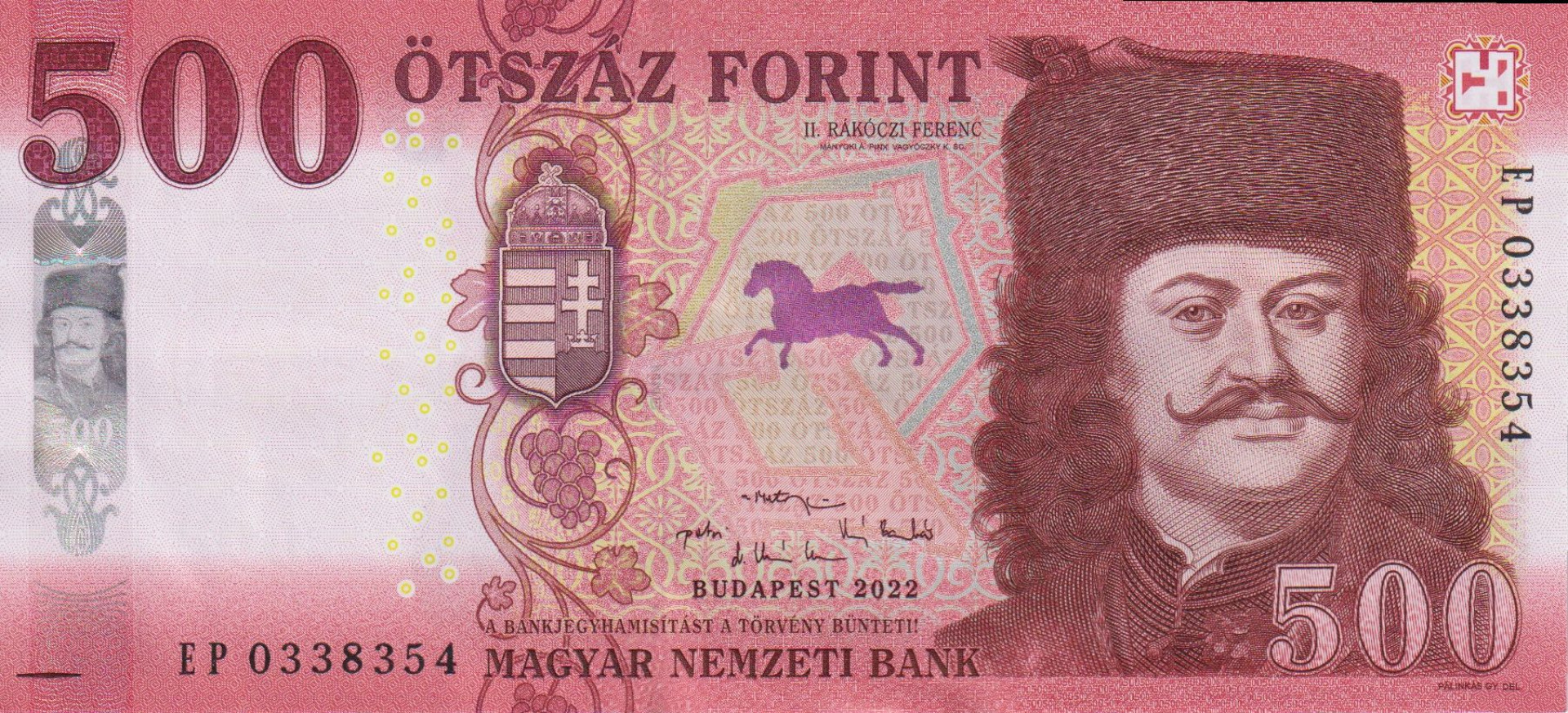 500 Forint  2022.EP   (L)