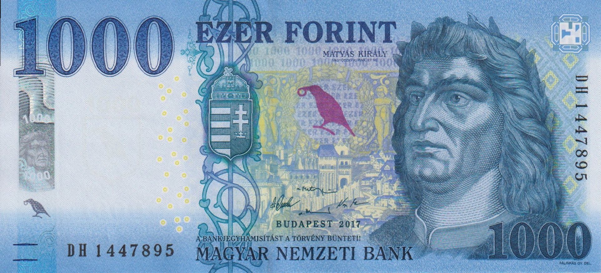 1000 Forint  2017.DH   (L)