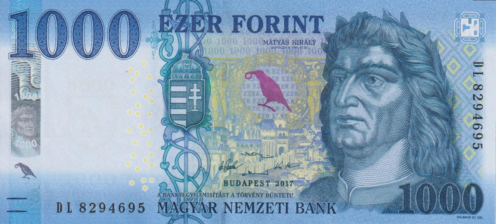 1000 Forint  2017.DL   (L)
