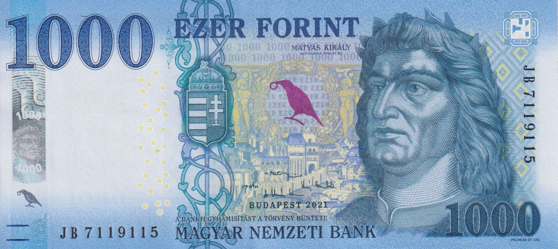 1000 Forint  2021.JB   (L)
