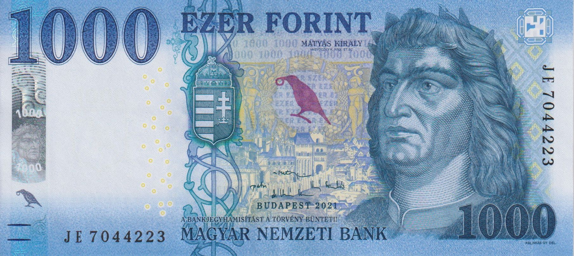1000 Forint  2021.JE   (L)